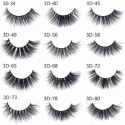 Wholesale Price Customized Logo Package Mink Strips Fluffy 25MM Lashes