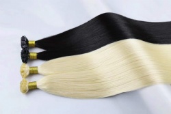 Flat tip hair wholesale remy hair flat tip human hair extensions